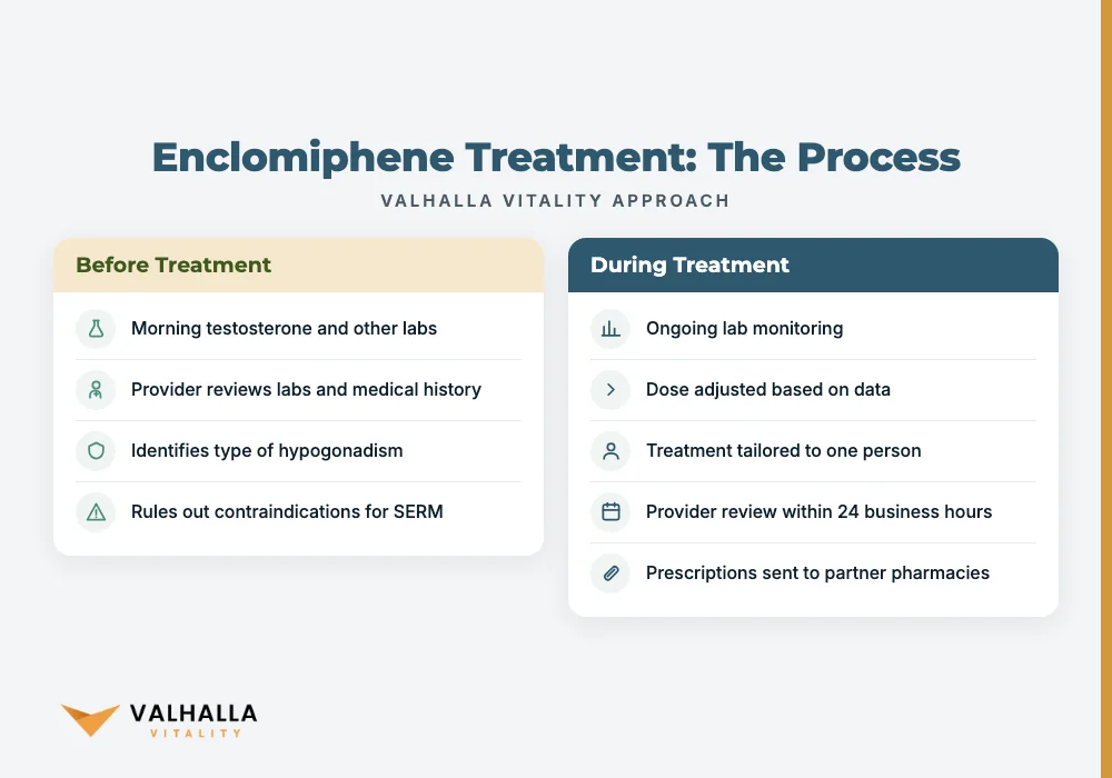 Enclomiphene Treatment: The Process