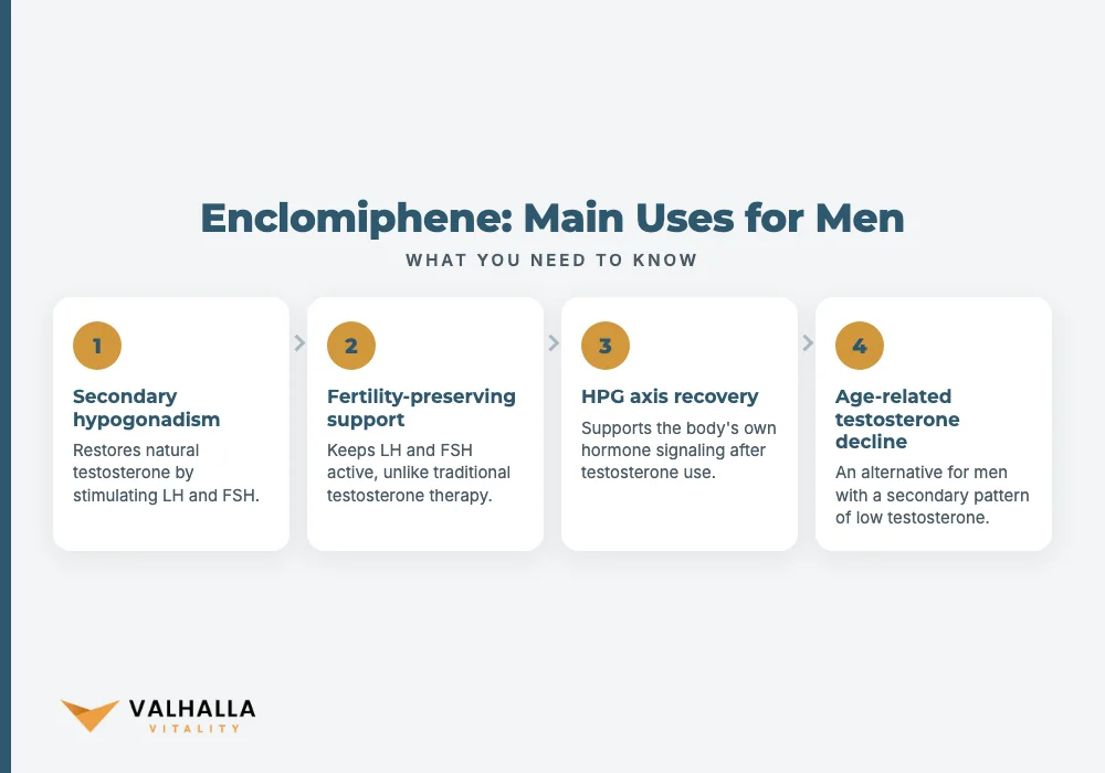 Enclomiphene: Main Uses for Men