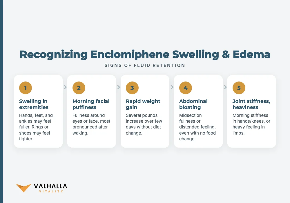Recognizing Enclomiphene Swelling & Edema